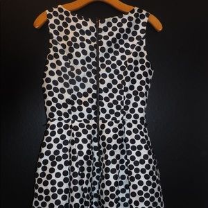 Black and white polkadot dress USED